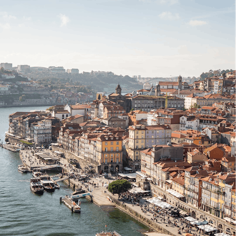 Take the  forty-five minute drive to Porto centre and stroll through its charming streets