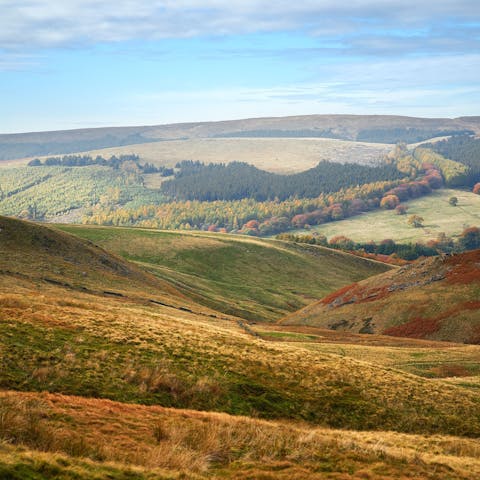 Head off on a ramble through the beautiful Peak District
