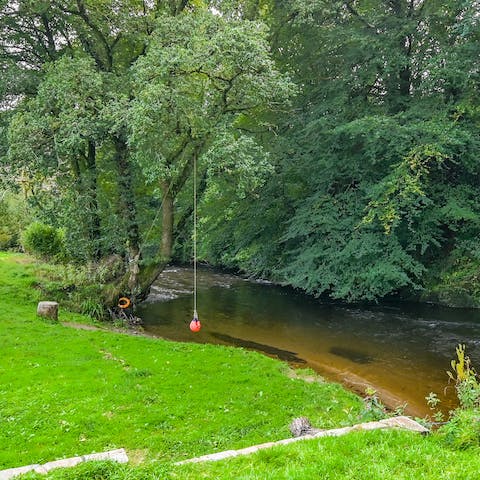 Plunge right in and enjoy wild swimming in the river