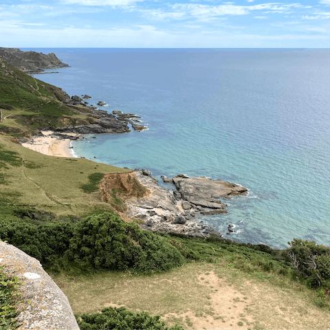 Explore South Devon's coastline, just a short drive away