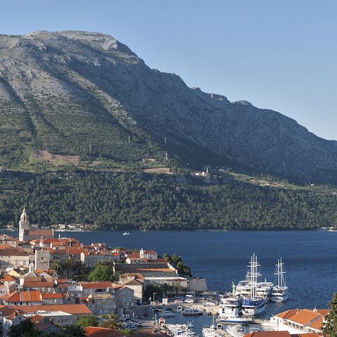 Take a moment to appreciate Croatia's rich natural beauty as you traverse the sights