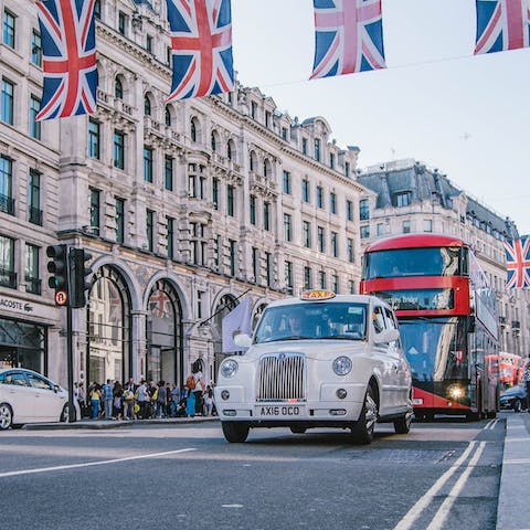 Explore the charming city of London