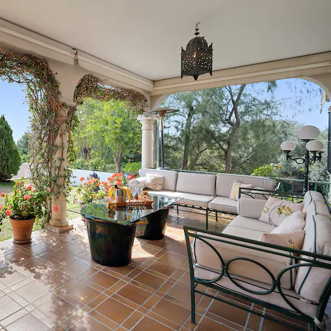 Sip sangria at the terrace living area