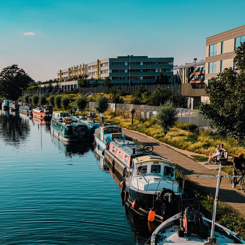 Tube over to Hackney Wick in thirty minutes for indie breweries and canalside eateries 