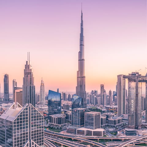 Explore the best of Dubai from your base in the Old Town, just a five-minute drive to Dubai Mall and the Burj Khalifa