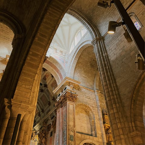 Spend an afternoon exploring the historic Porto Cathedral – just a short walk away