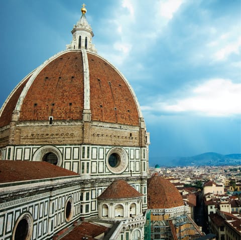 Take a day trip to Florence, an easy drive away