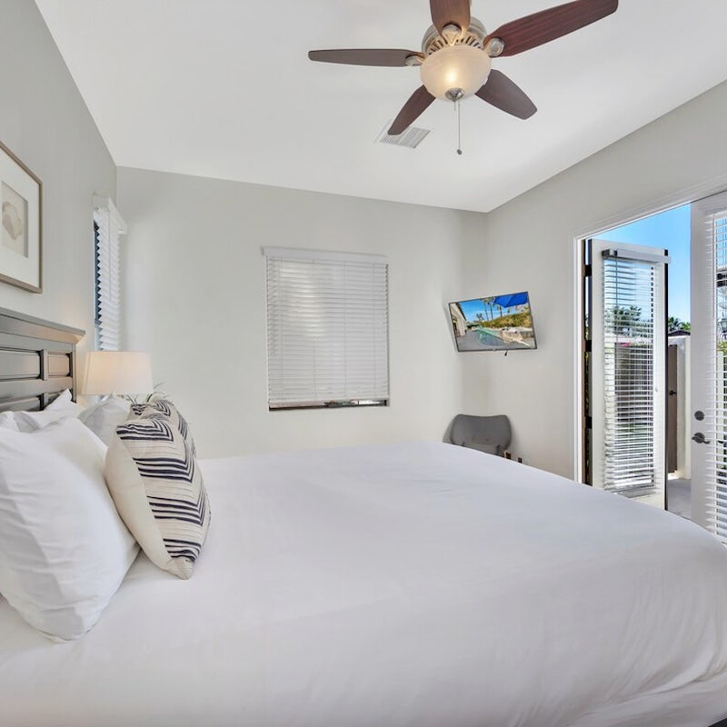 Pad out into the garden from the bedroom with your morning coffee