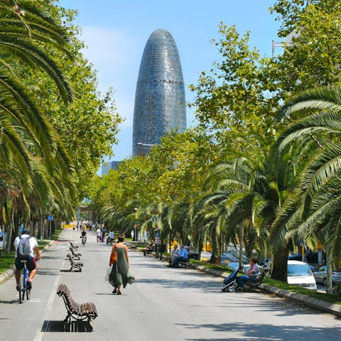 Bask in the tropical energy of Barcelona