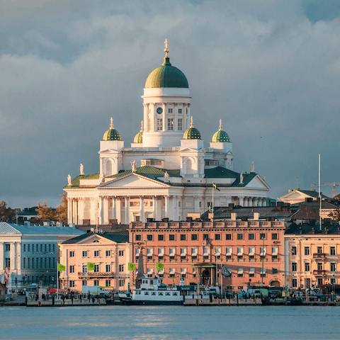 Wander the halls of Helsinki's impressive and historical cathedral