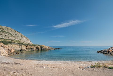 Explore the beautiful beaches of Mochlos, and spend an afternoon in the sun