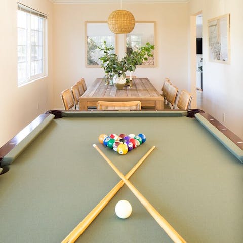 Play a round or two of pool