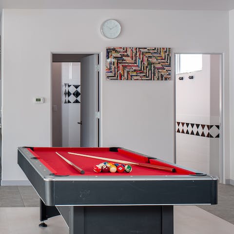 Play a few rounds of pool