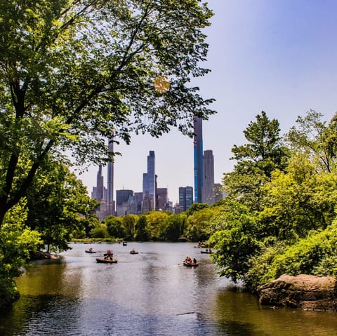 Take a breath of fresh air at Central Park, a short subway ride away