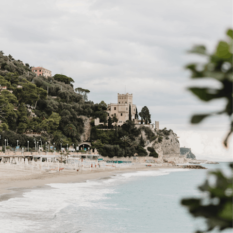 Explore the charming seaside town of Finale Ligure, an easy 5km drive away