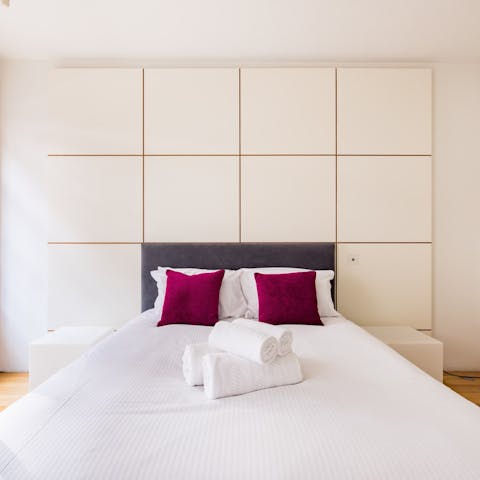 Wake up in the stylish bedrooms feeling rested and ready for another day of London sightseeing