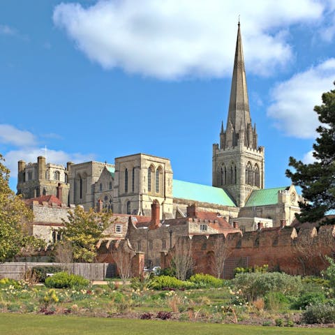 Plan a trip to the cathedral city of Chichester, rich in Roman history