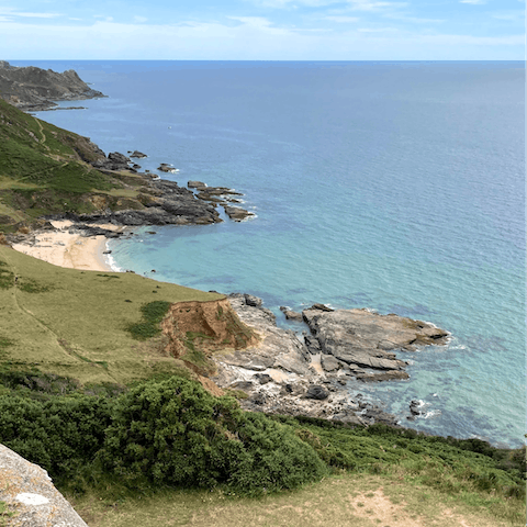 Explore the beautiful coastline and beaches of South Devon