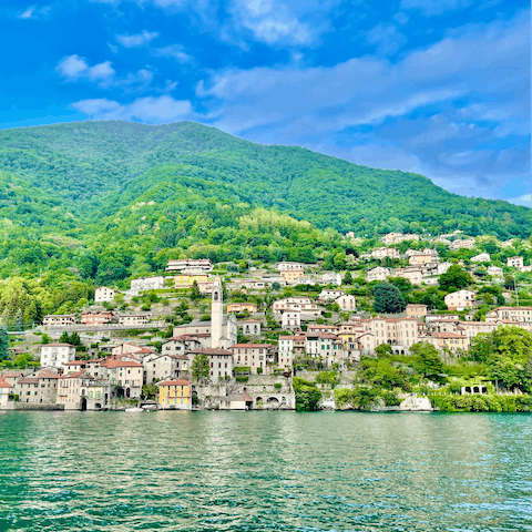 Start your sightseeing trip in the charming lakeside town of Nesso