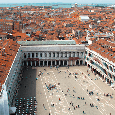 Hop on a Vaporetto to beautiful St Mark's Square