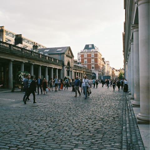 Take in the culinary and artistic delights of Covent Garden within eleven minutes
