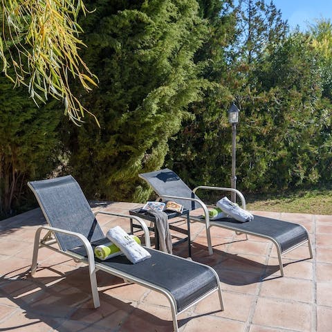 Pick out a lounger and snooze in the golden sunshine