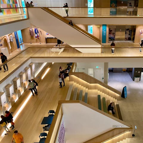 Visit The Design Museum, a ten-minute walk away