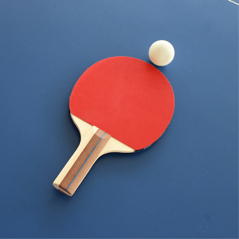 Play some table tennis while having a few drinks