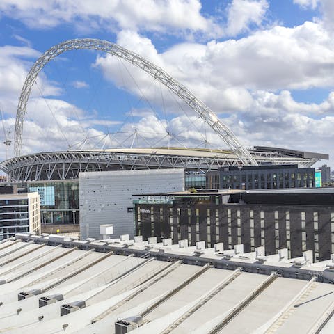 Stay moments away from the iconic Wembley Stadium