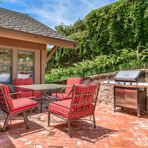 Fire up the barbecue and dine alfresco