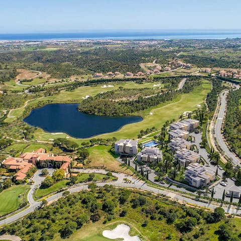Find time for a round or three of golf on the resort's pristine course
