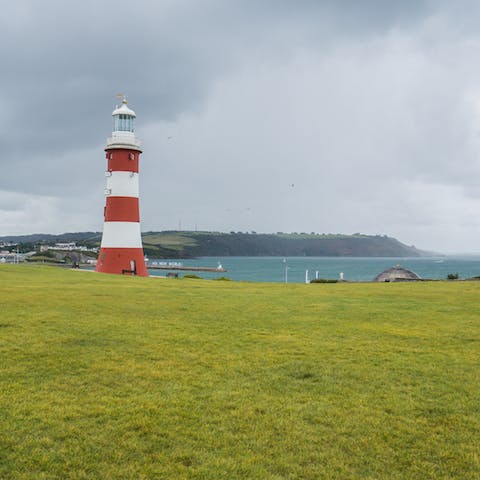Walk to Smeaton's Tower in just six minutes
