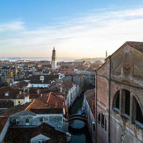 Explore Venice on foot – Piazza San Marco is a short walk away