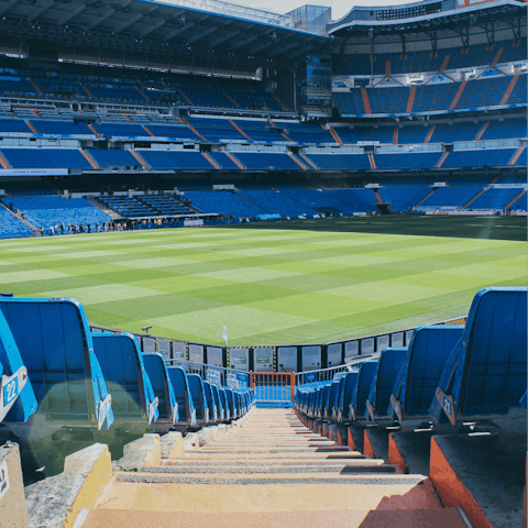 Catch a La Liga match at Real Madrid's stadium – just a twenty minute walk away