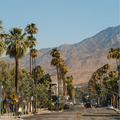 Hit Palm Canyon Drive for a day of shopping – it's only a ten-minute walk or two-minute drive away
