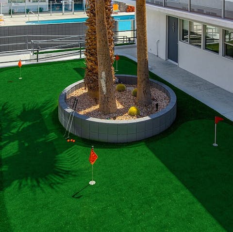 Challenge your neighbours to a round of mini golf