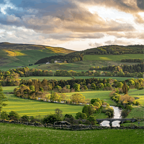 Escape to rural Scotland, away from the hustle and bustle of the city