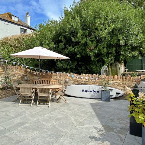 Relax and enjoy leisurely barbecues on the terrace
