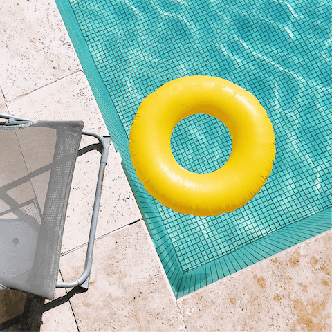 Beat the heat with a refreshing dip in the outdoor pool