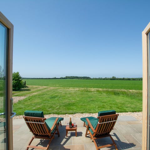 Soak up the sun or sit out and look to the stars under Kent's big skies