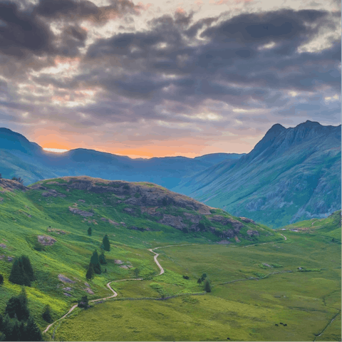 Pack your walking boots and take a hike from Ambleside, a fifty-minute drive away