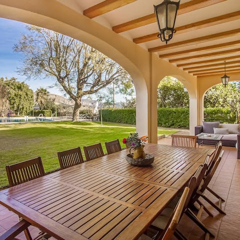 Light the barbecue and savour the magic of outdoor living