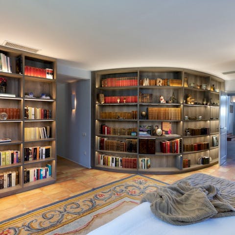 Bag the main bedrooms and slumber amid the books