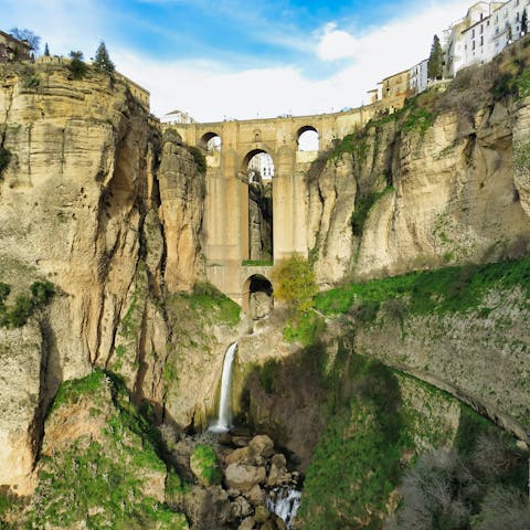 Take a day trip to Ronda to see the famous gorge, around an hour's drive away