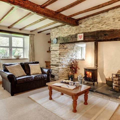 Spend evenings getting cosy and snug beside the crackling fire, playing board games or watching the TV