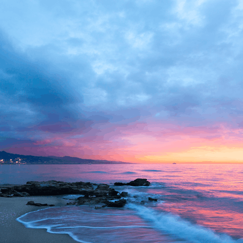 Head down to the stunning beaches of Javea and watch the sunset over the ocean