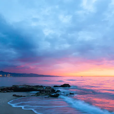 Head down to the stunning beaches of Javea and watch the sunset over the ocean