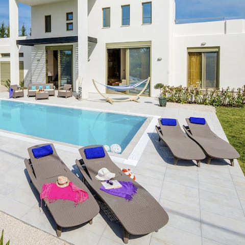 Take a siesta by your private pool