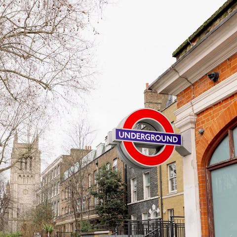 Enjoy easy access to the Northern Line, Victoria Line, and Bakerloo Line