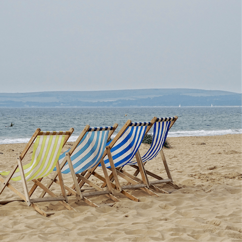 Visit the beaches around Poole's coastline